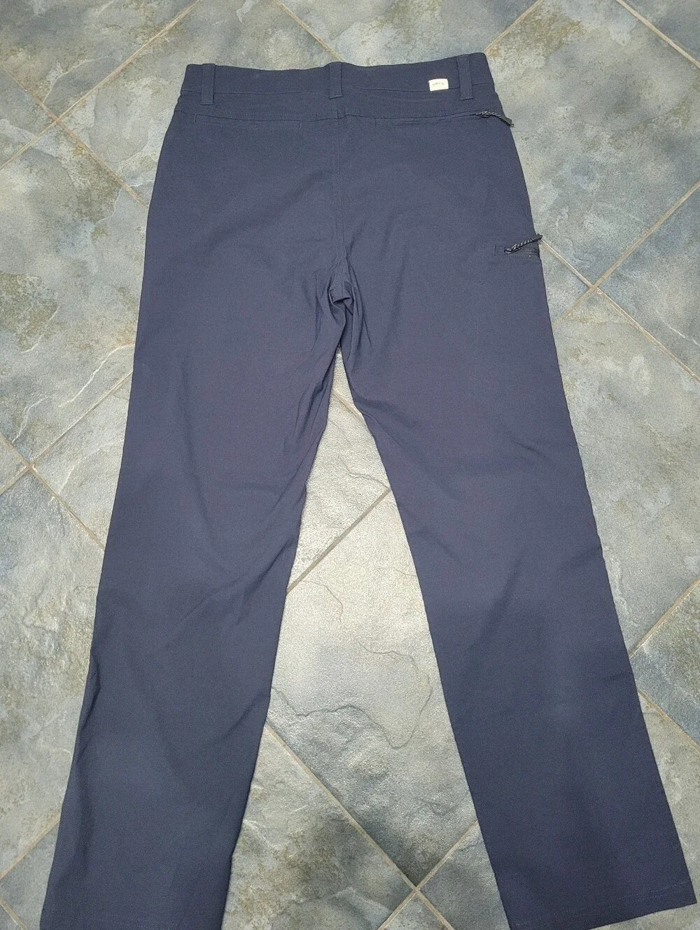 Orvis men’s 32x32 navy Tech Trek pants water repellent stretch hiking travel gor